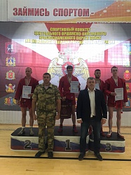 Золото чемпионата Центрального округа войск национальной гвардии Российской Федерации по самбо